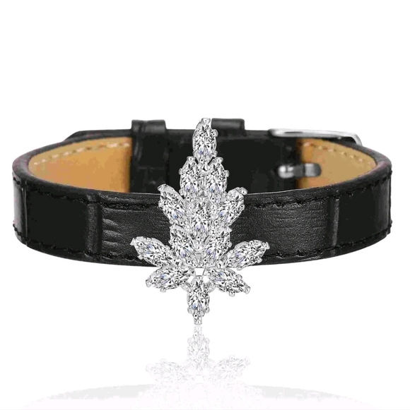 Jewelry - 100% BLACK LEATHER BRACELET